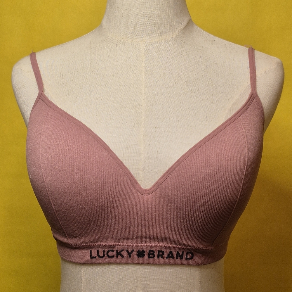 Lucky Brand Women's Mauve Bralette Set of 3